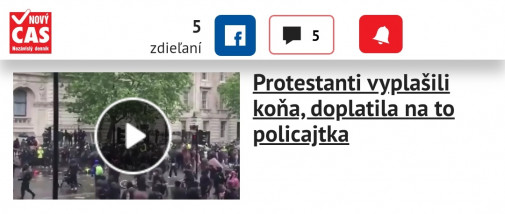 Kôň sa zľakol veriacich... Hmmm.